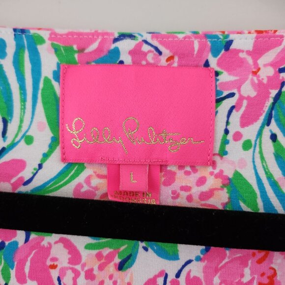 LIKE NEW Lilly Pulitzer Sleeveless Dress Size L - Picture 2 of 3